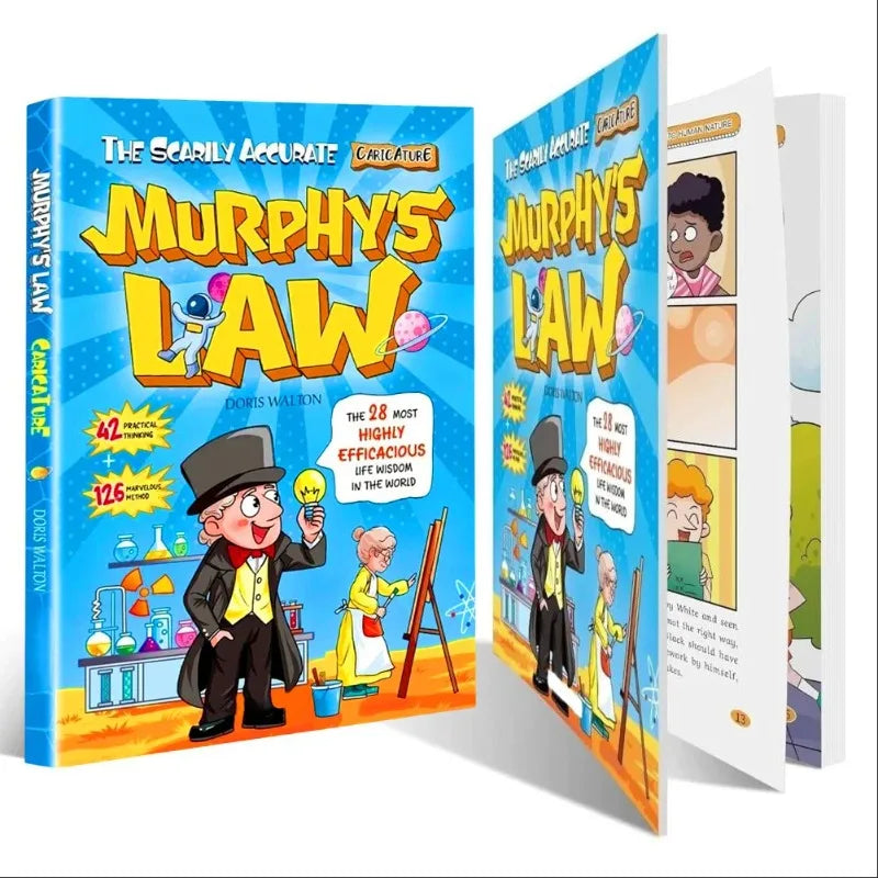 Murphy's Law Learning Book for Kids 8-12 Years Old Builds Resilience & A Growth Mindset Provides Practical Real-World Life Skill
