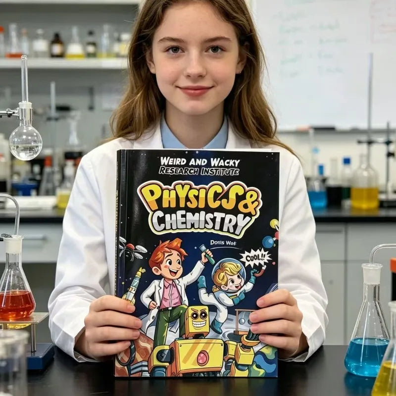 Weird and Wacky Research Institute: Physics & Chemistry - Fun STEM Science Book for Kids Educational Learning Gift by Doris Walt