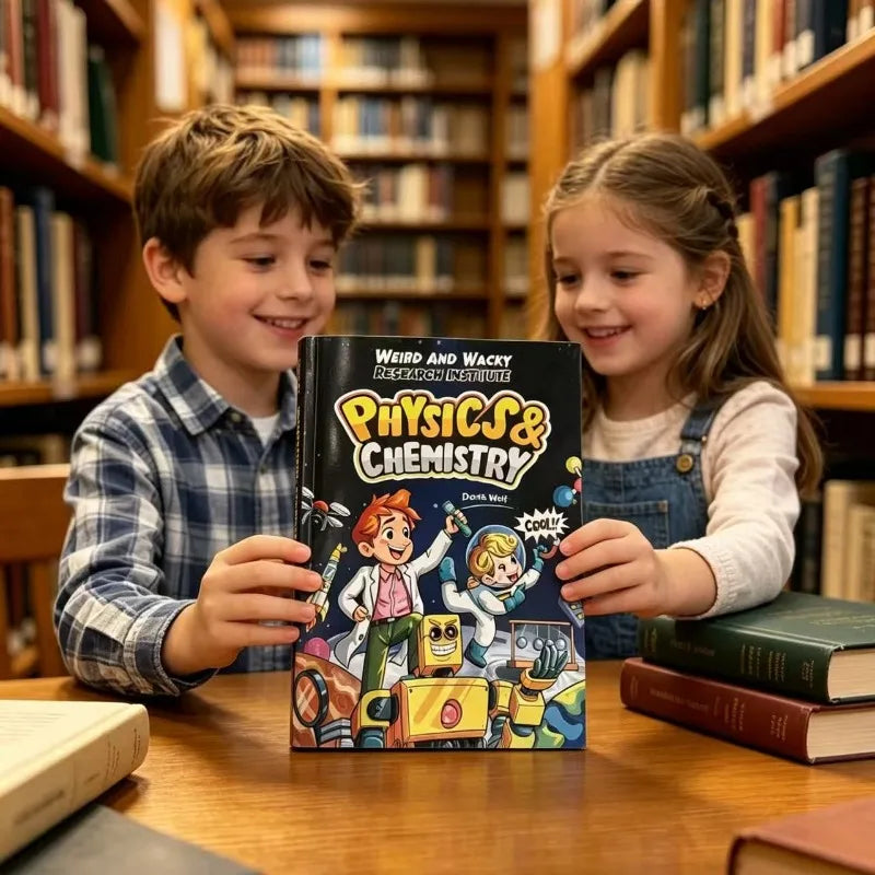 Weird and Wacky Research Institute: Physics & Chemistry - Fun STEM Science Book for Kids Educational Learning Gift by Doris Walt