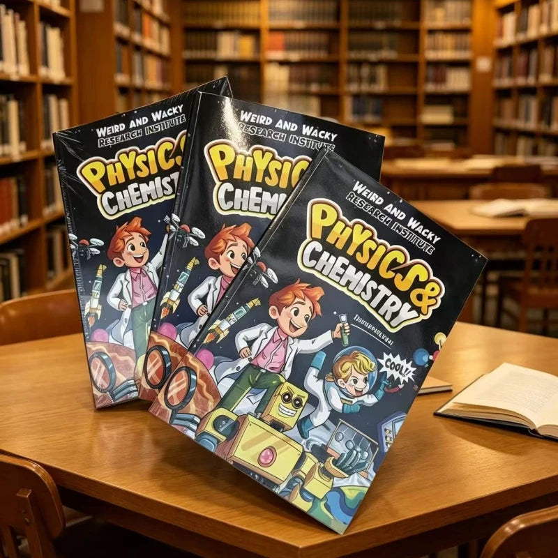 Weird and Wacky Research Institute: Physics & Chemistry - Fun STEM Science Book for Kids Educational Learning Gift by Doris Walt