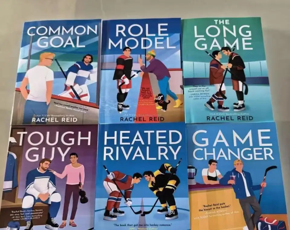 6 Books GAME CHANGER TOUGH GUY ROLE MODEL COMMON GOAL LONG GAME HEATED RIVALRY